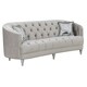 preview thumbnail 2 of 6, Coaster Furniture Avonlea Grey 3-piece Tufted Living Room Set