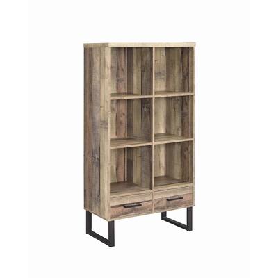 Carbon Loft Wilson Weathered Pine 2-drawer Bookcase