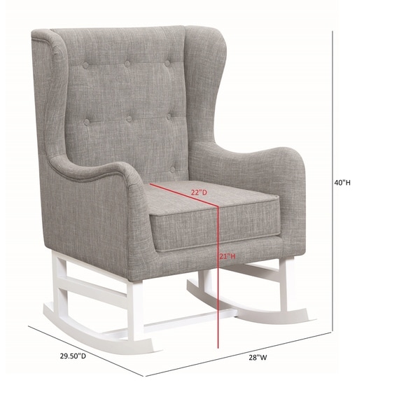 grey glider chair