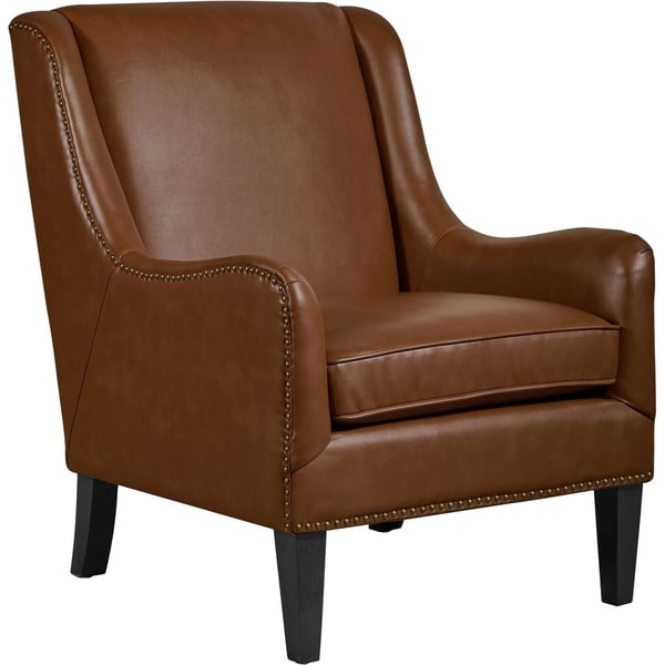 Tommy Hilfiger Andover Leather Accent Chair - Overstock - 25861353