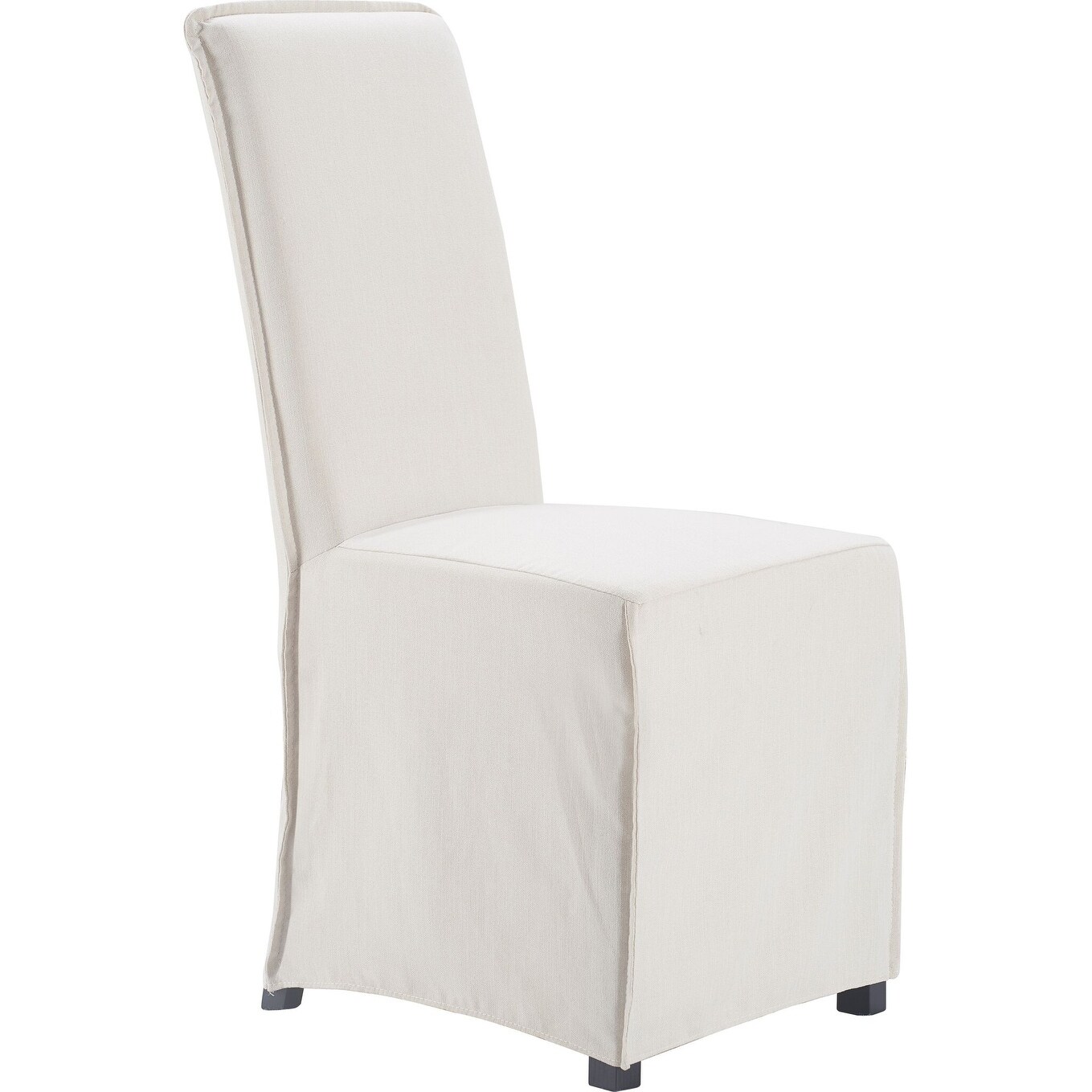 Click Décor Grayson Slipcover Dining Chair Set Of 2 Ivory Ebay 5477