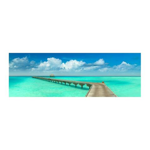 Colossal Images - Paradise Walk Canvas Wall Art - Multi-color