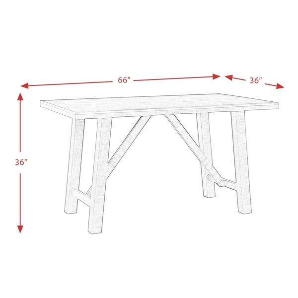 Picket House Furnishings Carter Counter Height Dining Table - Grey ...