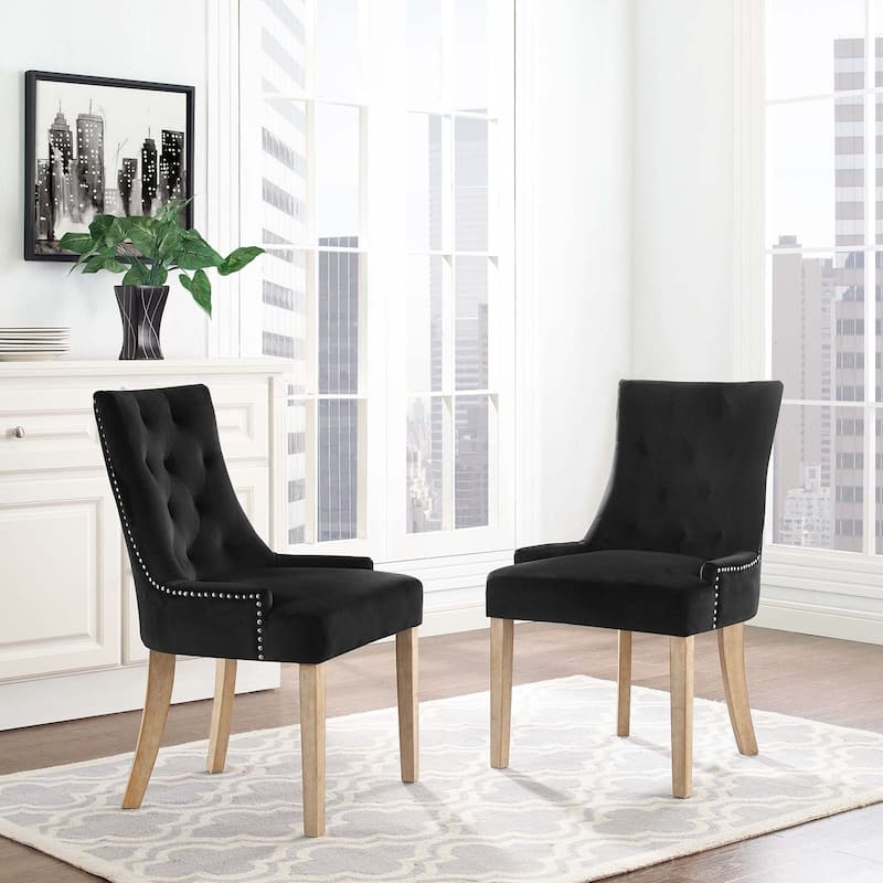 Copper Grove Vodice Velvet Dining Chair (Set of 2)