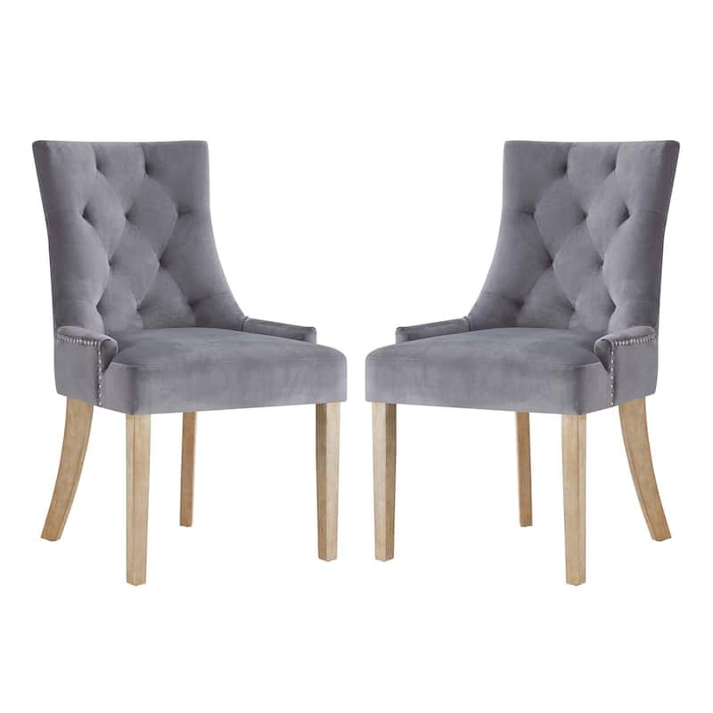 Copper Grove Vodice Velvet Dining Chair (Set of 2)
