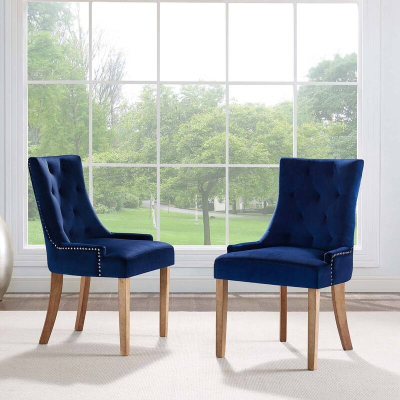 Copper Grove Vodice Velvet Dining Chair (Set of 2)