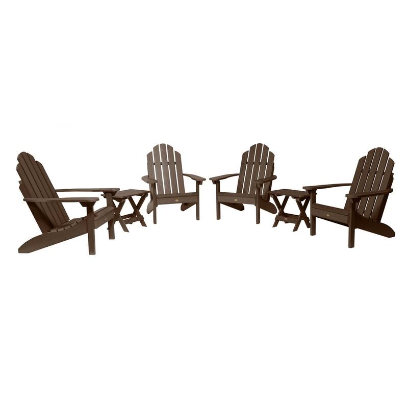 HIGHWOOD 6-Piece Adirondack Seating Set - Weathered Acorn