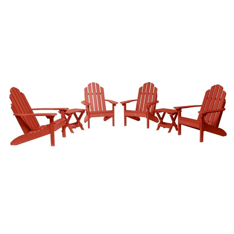 HIGHWOOD 6-Piece Adirondack Seating Set - Rustic Red