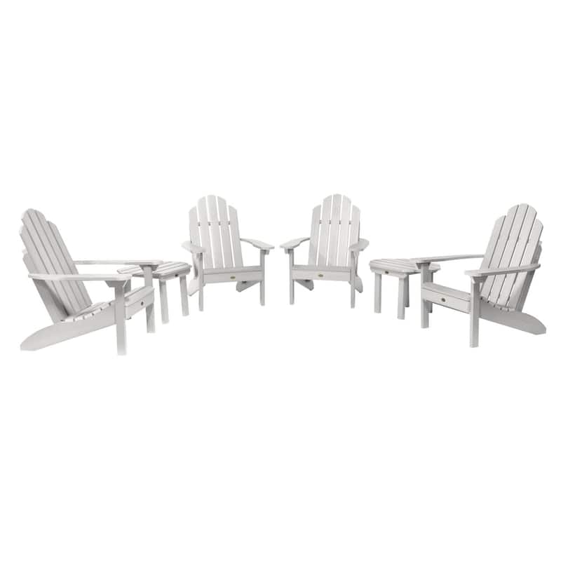HIGHWOOD 6-Piece Adirondack Conversation Set - White