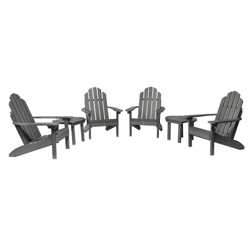 HIGHWOOD 6-Piece Adirondack Conversation Set - Coastal Teak