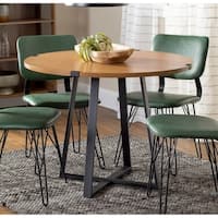 Carbon Loft Kenyon 40-inch Round Metal Wrap Dining Table - 40 x 40 x 31h