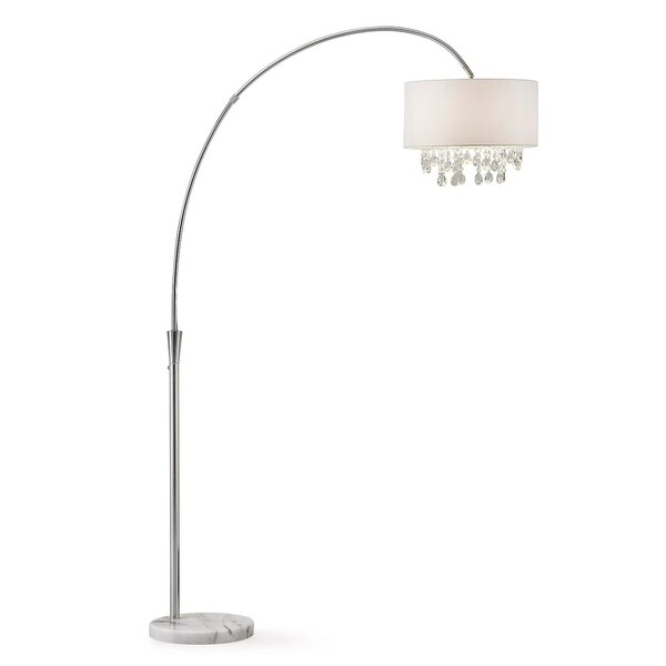 allure crystal arc floor lamp