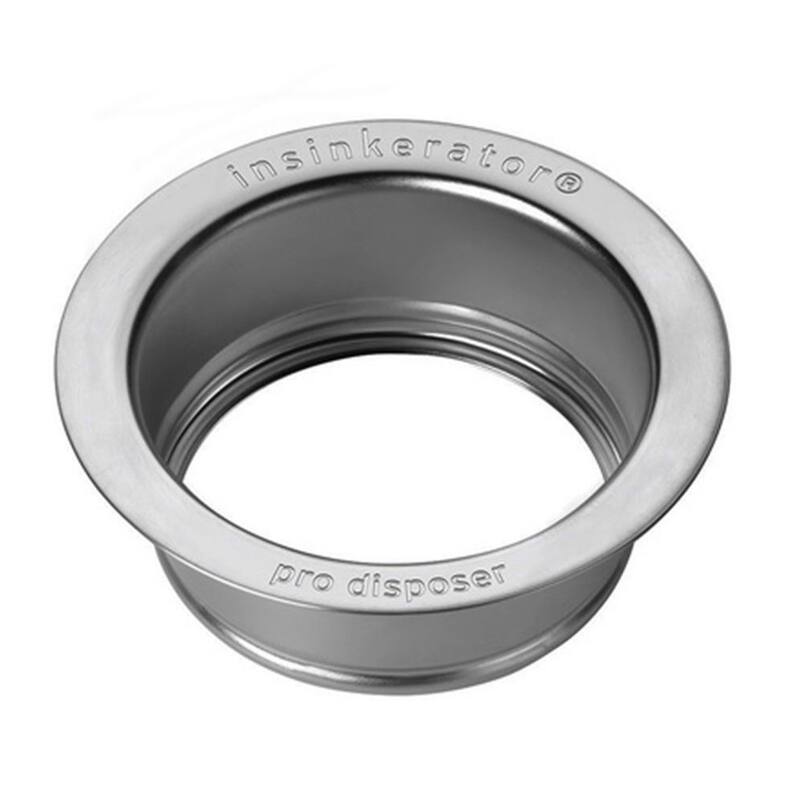 InSinkErator Sink Flange, Brushed Stainless Steel (FLG-SSB)