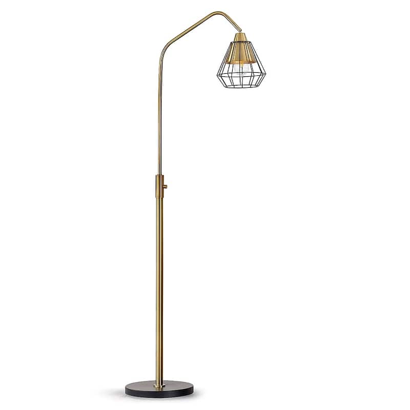 Midtown-S Metal Wire Shade LED Dimmable Floor Lamp