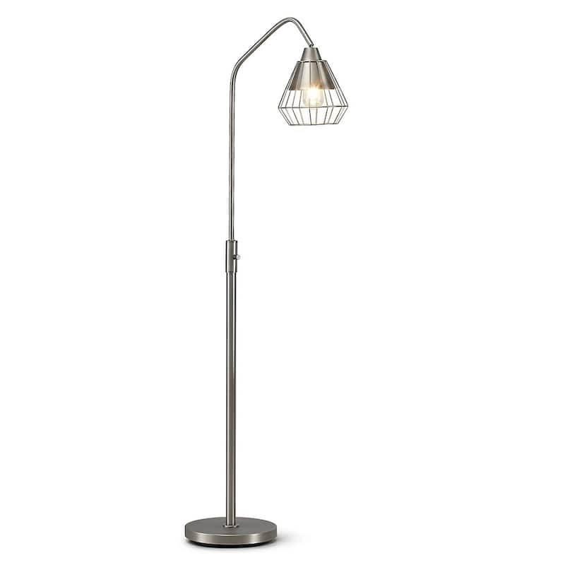Midtown-S Metal Wire Shade LED Dimmable Floor Lamp