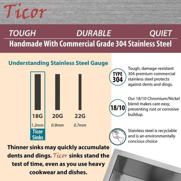 Shop 32 5 Ticor L50 Ada Compliant 18 Gauge Stainless Steel