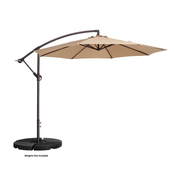 Villacera 10 Offset Patio Umbrella With 8 Steel Ribs Vertical Villacera 10 X27 Offset Patio Umbrella With 8 Steel Ribs Vertical Tilt