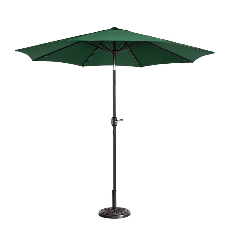 North Bend 9-foot Patio Umbrella by Havenside Home - Forest Green