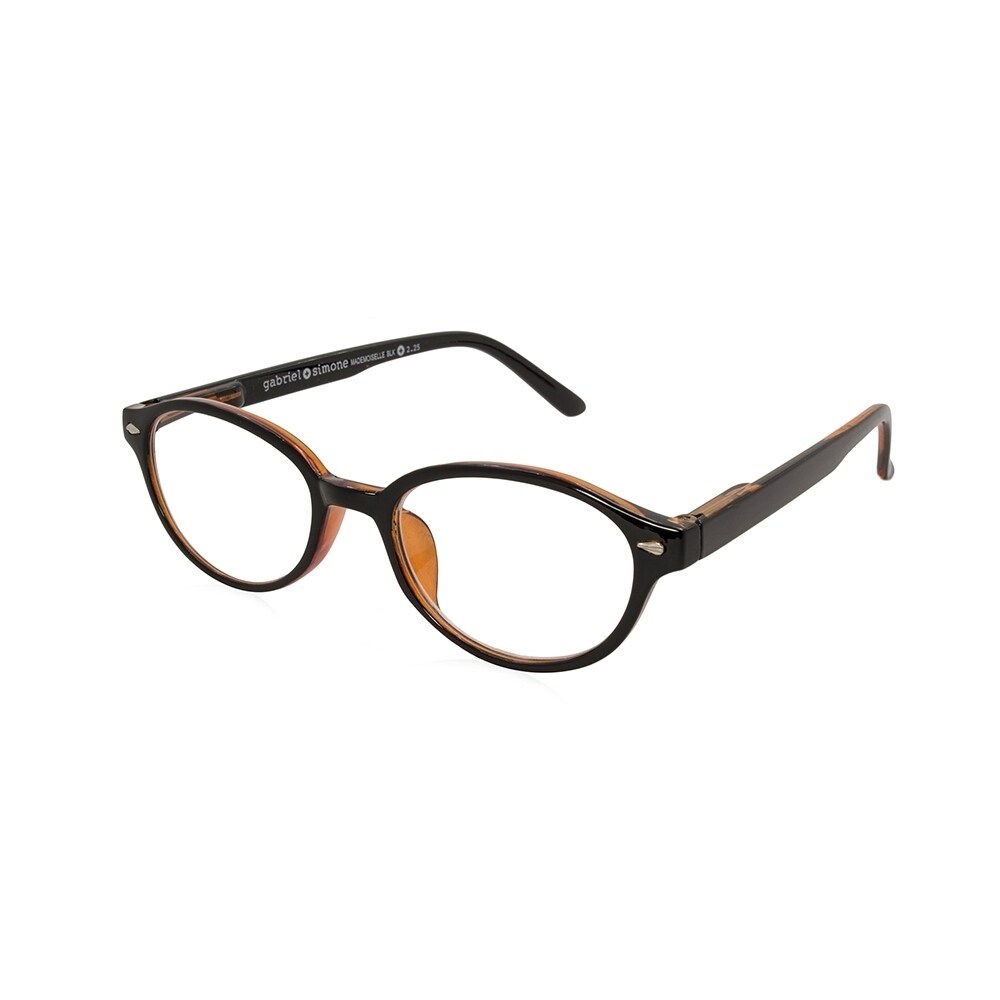 Simone Jules Dark Brown Unisex Reading Glasses Gabriel