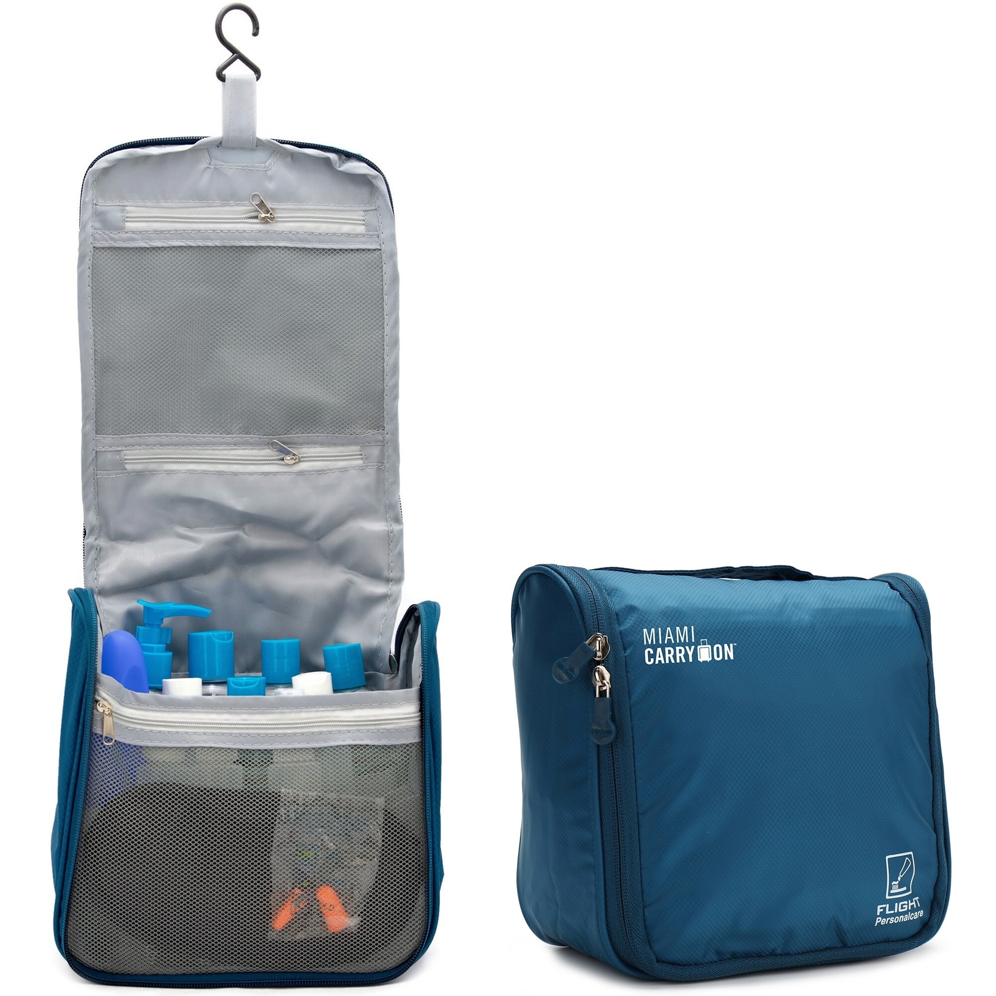 Miami Carryon Travel Cosmetic Bag Hanging Toiletry