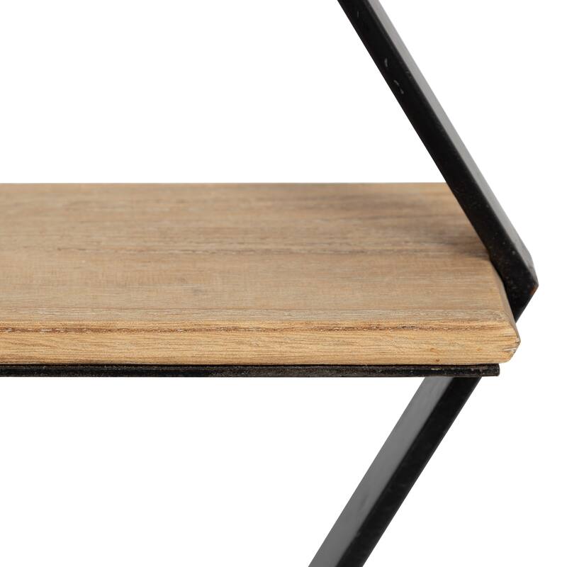 Kate and Laurel Ladd Hexagon Floating Shelves - 25.5x22x5