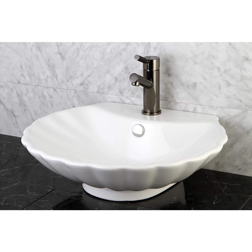 Oceana White China Vessel Sink