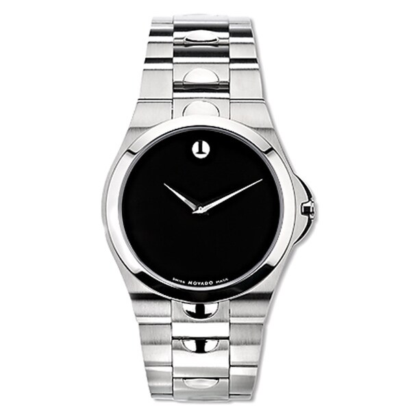 movado luno silver