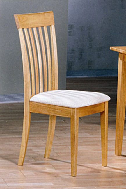 Natural Light Oak Dining Chairs (Set of 2) - Free Shipping ...