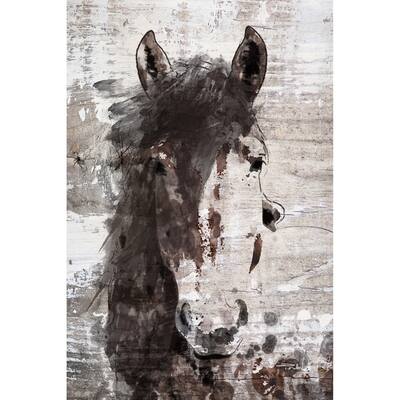'Dream Horse 6' Painting Print on Wrapped Canvas - Multi-Color
