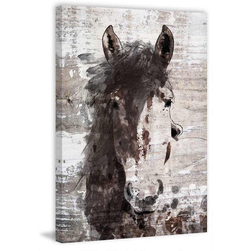 'Dream Horse 6' Painting Print on Wrapped Canvas - Multi-Color