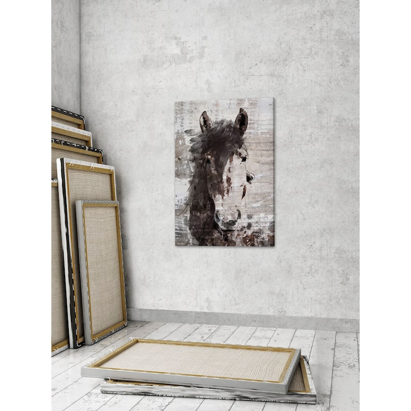 'Dream Horse 6' Painting Print on Wrapped Canvas - Multi-Color