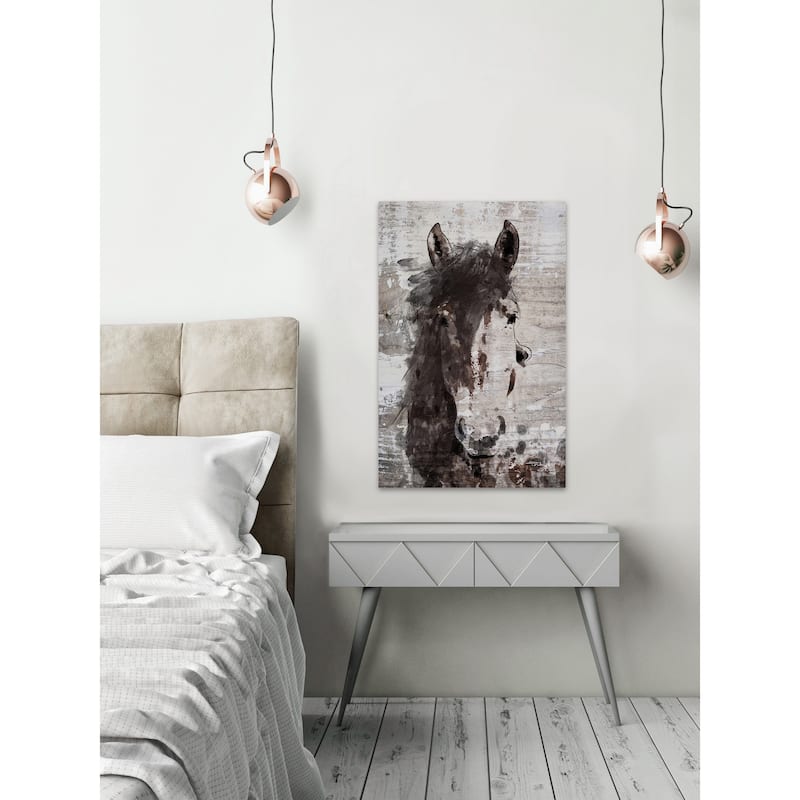 'Dream Horse 6' Painting Print on Wrapped Canvas - Multi-Color