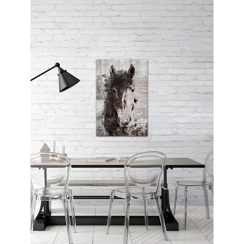 'Dream Horse 6' Painting Print on Wrapped Canvas - Multi-Color