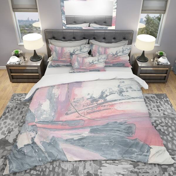 Shop Designart Durty Shabby Pink Blush I Shabby Bedding Set