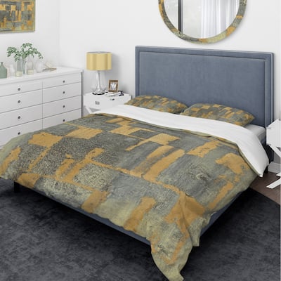 Designart 'Glam Form II' Glam Bedding Set - Duvet Cover & Shams