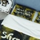 preview thumbnail 4 of 4, Designart 'Show Your Sparkle Quote Black on Gold' Glam Bedding Set - Duvet Cover & Shams