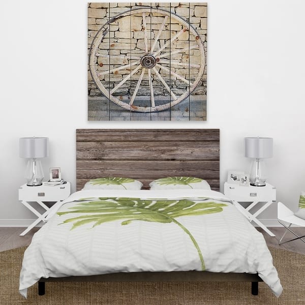 Shop Designart Mixed Botanical Green Leaves Vii Cottage Bedding