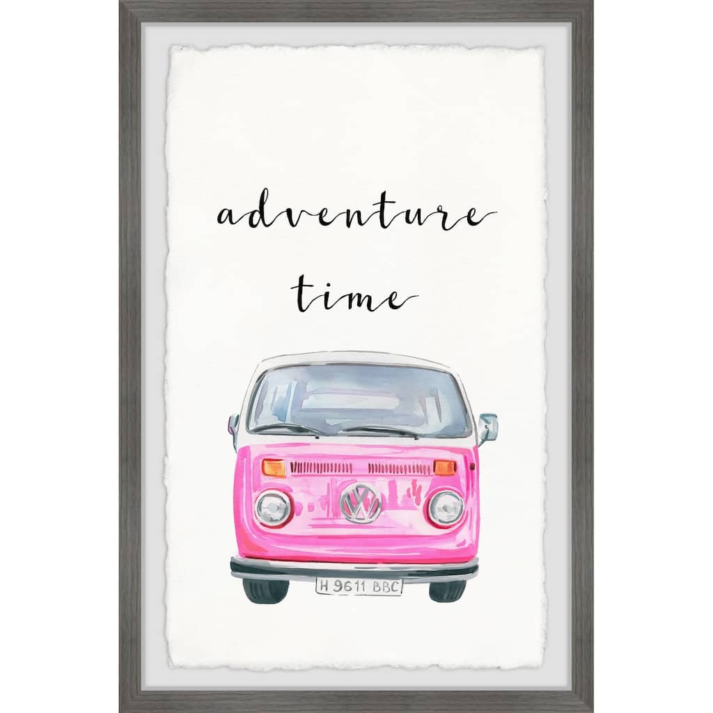 'Adventure Time' Framed Painting Print - Multi-Color