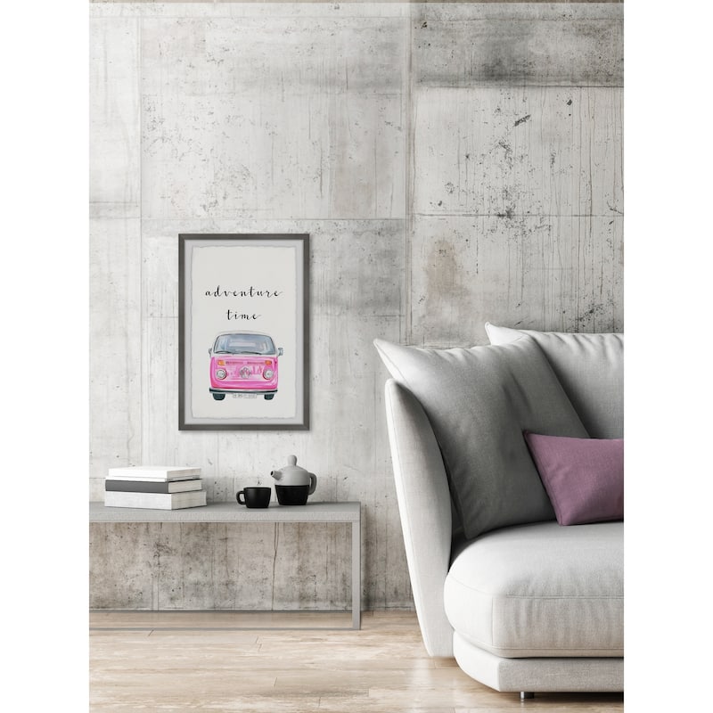 'Adventure Time' Framed Painting Print - Multi-Color