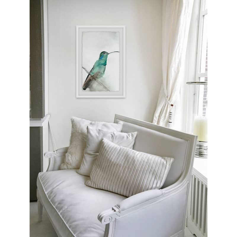 'August Bird' Framed Painting Print - Multi-Color