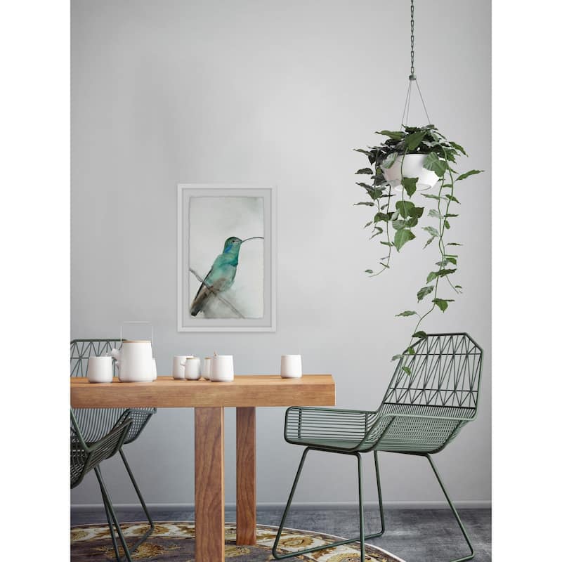 'August Bird' Framed Painting Print - Multi-Color