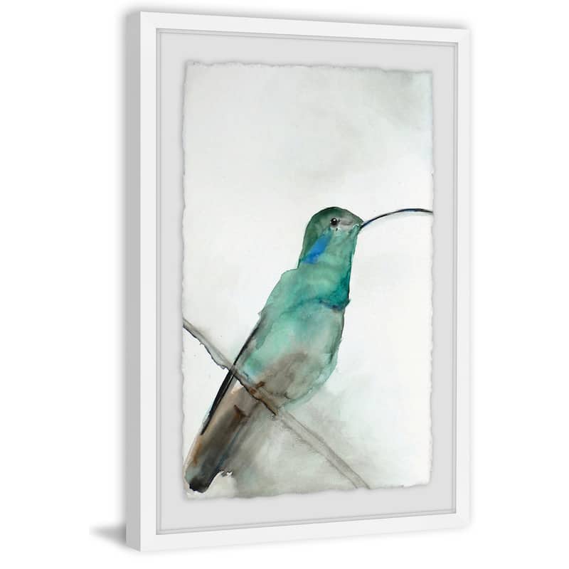 'August Bird' Framed Painting Print - Multi-Color