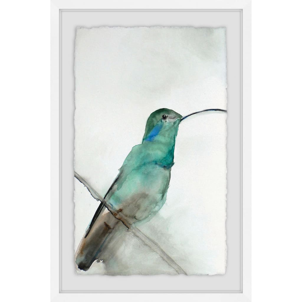 'August Bird' Framed Painting Print - Multi-Color