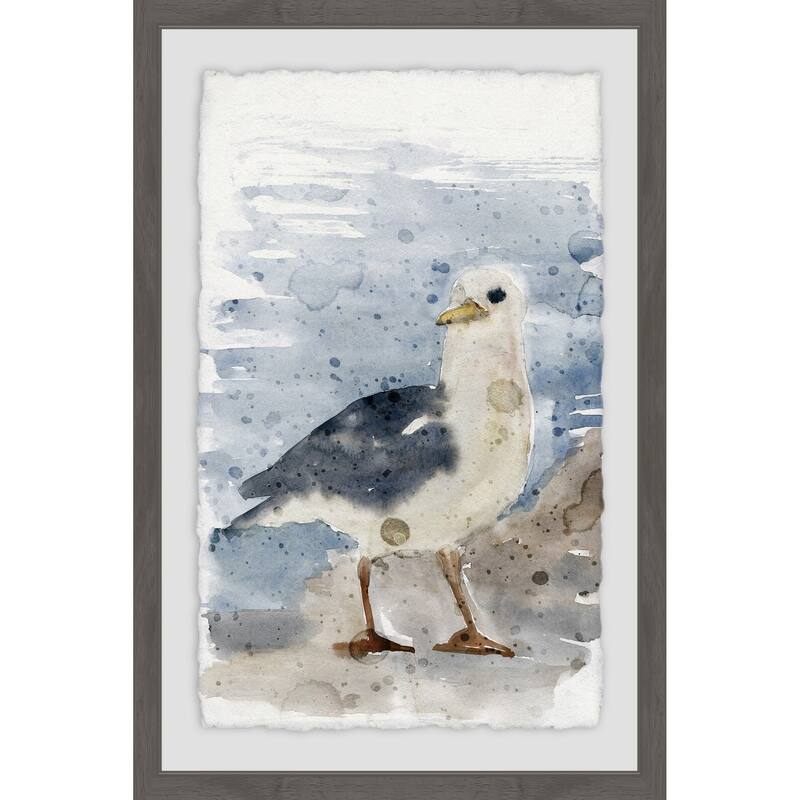 'Boy Next Door' Framed Painting Print - Multi-Color