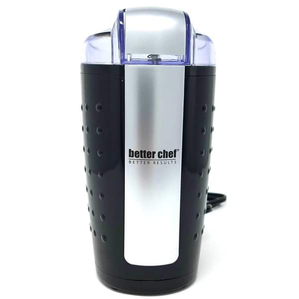 slide 2 of 3, Better Chef 150-Watt Coffee Grinder, Black
