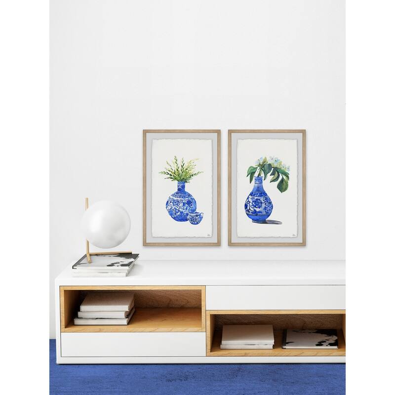 Marmont Hill - Handmade Chinese Vases II Diptych - Multi-Color