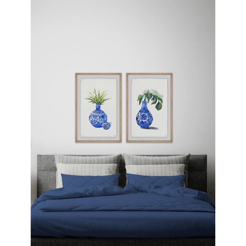 Marmont Hill - Handmade Chinese Vases II Diptych - Multi-Color