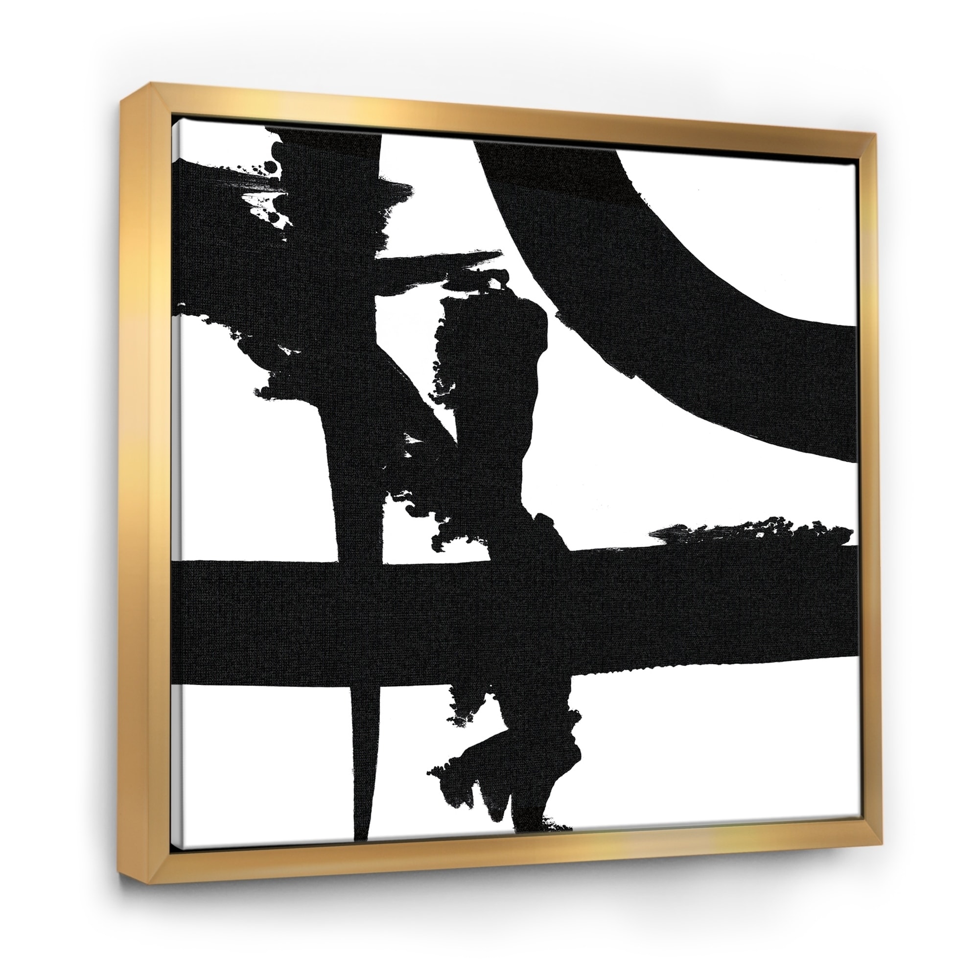 Shop Designart Black White Crossing Paths I Modern