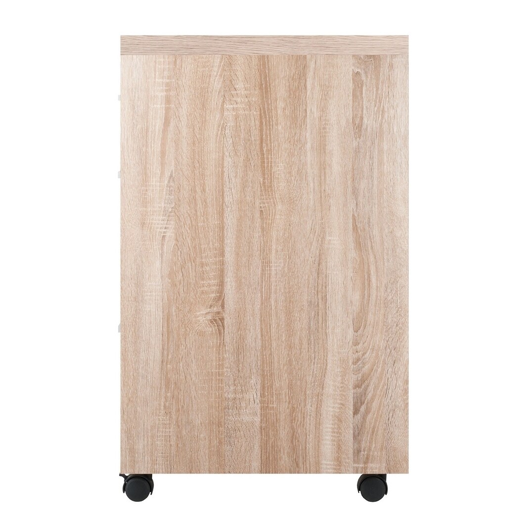 Shop Winsome Kenner Mobile File Cabinet With 3 Drawers Reclaimed Wood White Overstock 25982256