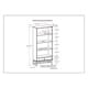 preview thumbnail 12 of 22, WYNDENHALL Devlin SOLID HARDWOOD and Metal 66x30 inch Rectangle Industrial Bookcase - 30"w x 14"d x 66" h